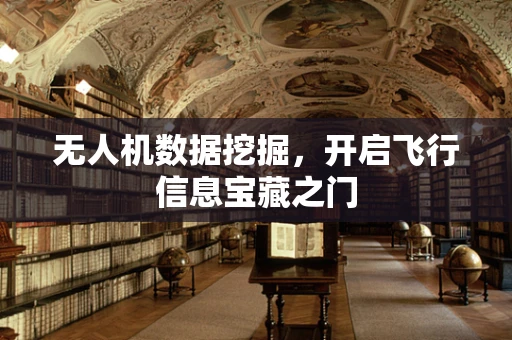 无人机数据挖掘，开启飞行信息宝藏之门
