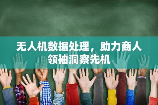 无人机数据处理，助力商人领袖洞察先机