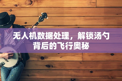 无人机数据处理，解锁汤勺背后的飞行奥秘