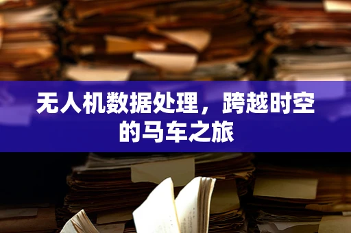 无人机数据处理，跨越时空的马车之旅