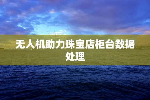 无人机助力珠宝店柜台数据处理