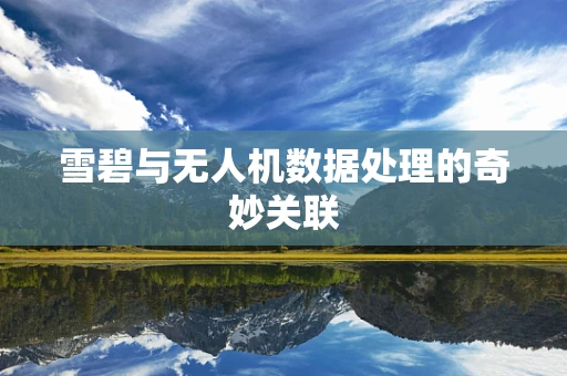 雪碧与无人机数据处理的奇妙关联