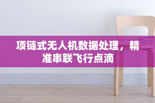 项链式无人机数据处理，精准串联飞行点滴