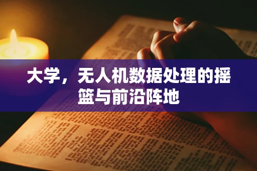 大学，无人机数据处理的摇篮与前沿阵地