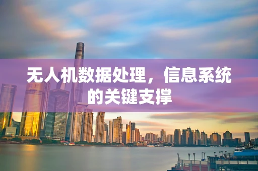 无人机数据处理，信息系统的关键支撑