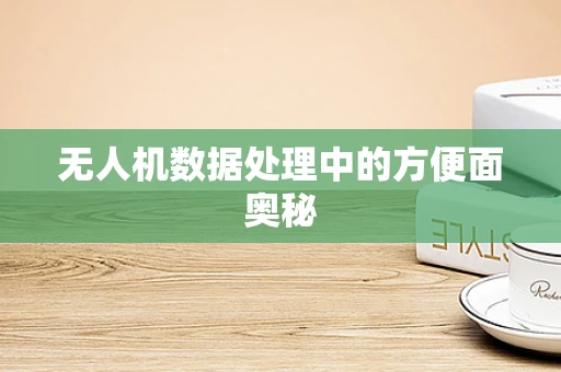 无人机数据处理中的方便面奥秘