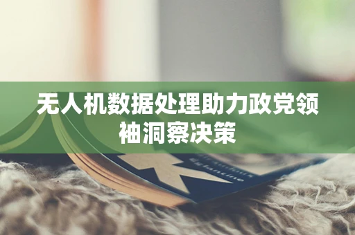 无人机数据处理助力政党领袖洞察决策