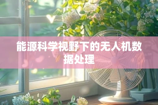 能源科学视野下的无人机数据处理