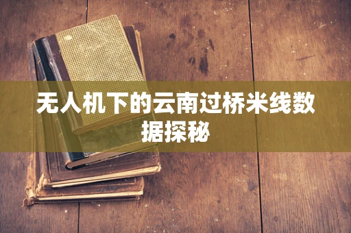 无人机下的云南过桥米线数据探秘