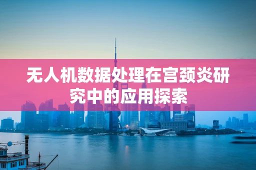无人机数据处理在宫颈炎研究中的应用探索