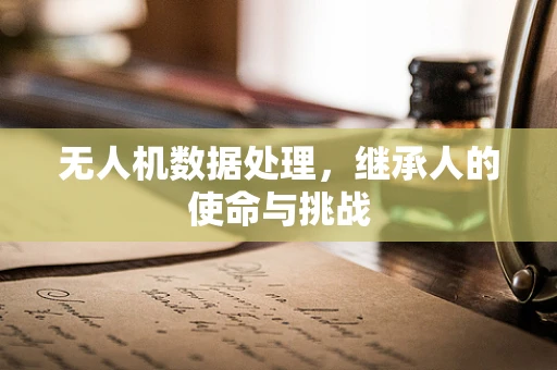 无人机数据处理，继承人的使命与挑战