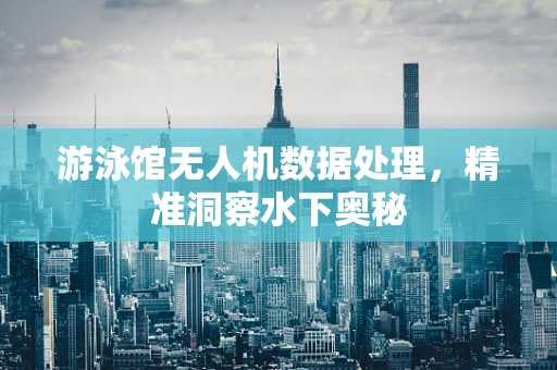 游泳馆无人机数据处理，精准洞察水下奥秘