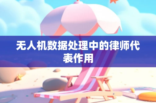 无人机数据处理中的律师代表作用