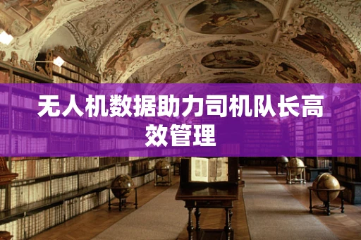 无人机数据助力司机队长高效管理