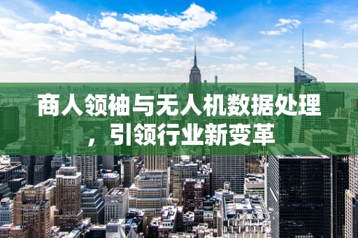 商人领袖与无人机数据处理，引领行业新变革