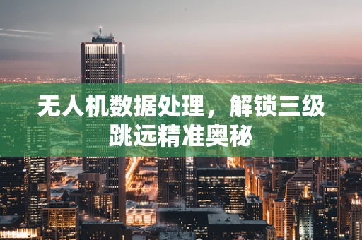 无人机数据处理，解锁三级跳远精准奥秘