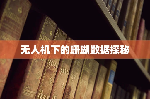 无人机下的珊瑚数据探秘