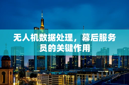 无人机数据处理，幕后服务员的关键作用