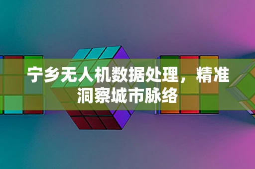 宁乡无人机数据处理，精准洞察城市脉络