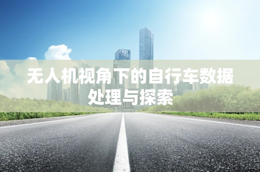 无人机视角下的自行车数据处理与探索