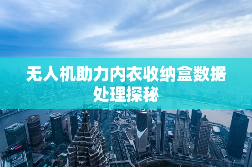 无人机助力内衣收纳盒数据处理探秘