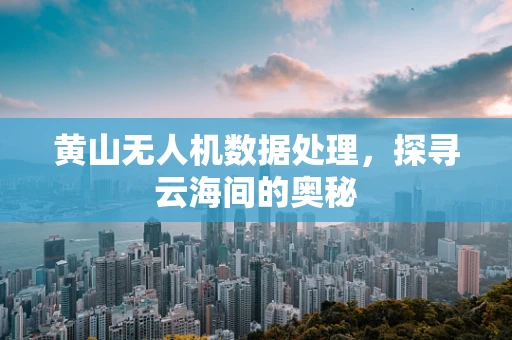 黄山无人机数据处理，探寻云海间的奥秘