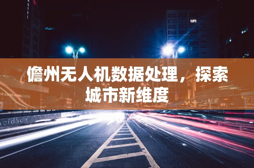 儋州无人机数据处理，探索城市新维度