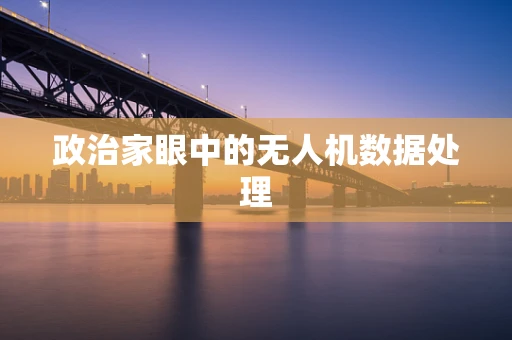 政治家眼中的无人机数据处理