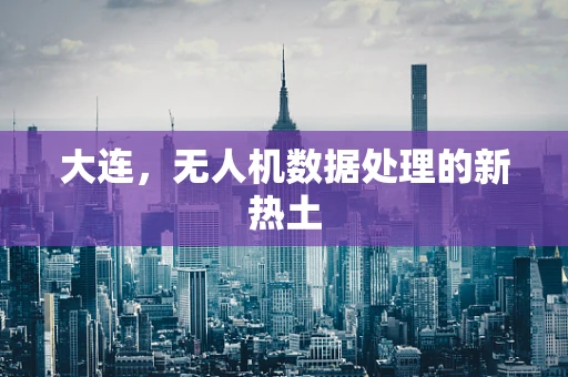 大连，无人机数据处理的新热土