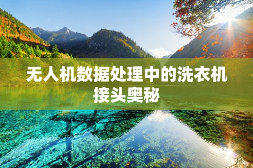 无人机数据处理中的洗衣机接头奥秘