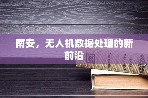南安，无人机数据处理的新前沿