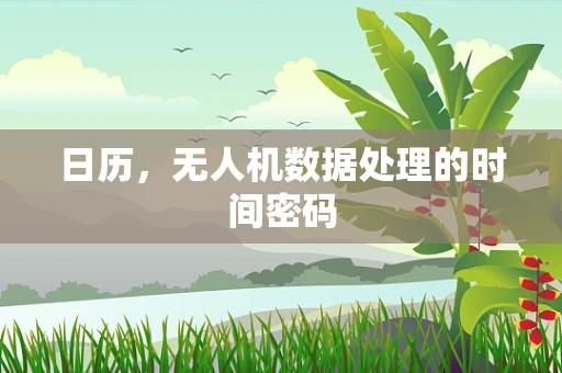 日历，无人机数据处理的时间密码