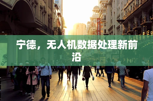 宁德，无人机数据处理新前沿