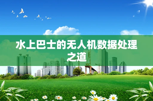 水上巴士的无人机数据处理之道