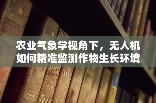 农业气象学视角下，无人机如何精准监测作物生长环境？