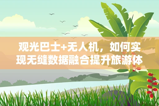 观光巴士+无人机，如何实现无缝数据融合提升旅游体验？
