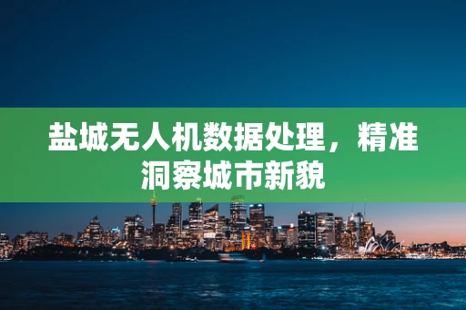 盐城无人机数据处理，精准洞察城市新貌