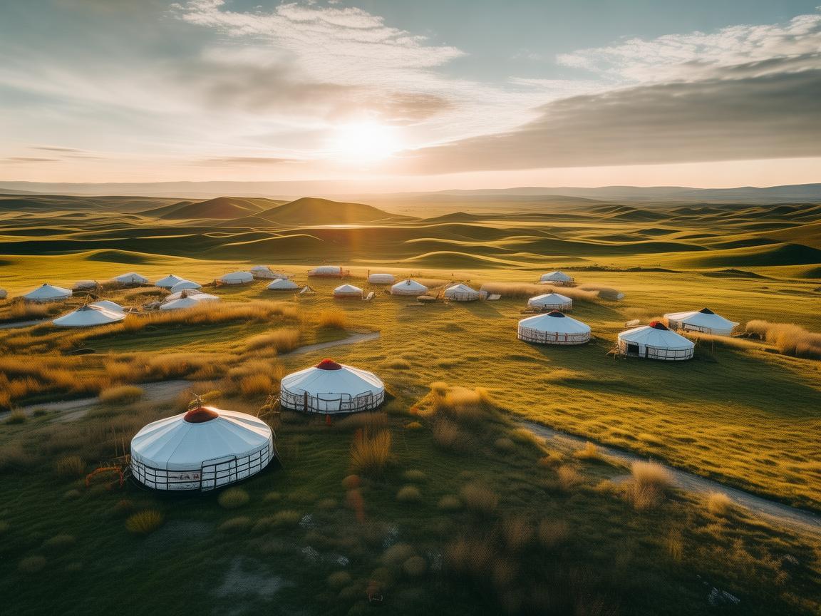 无人机视角下的草原蒙古包数据洞察