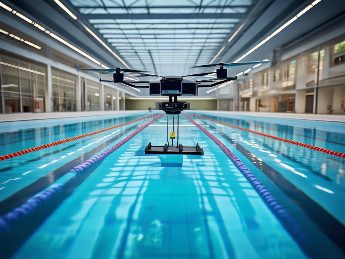 无人机助力游泳馆数据处理