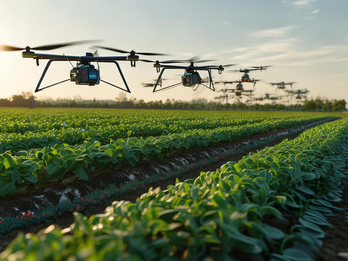 茄子种植中的无人机数据处理奥秘