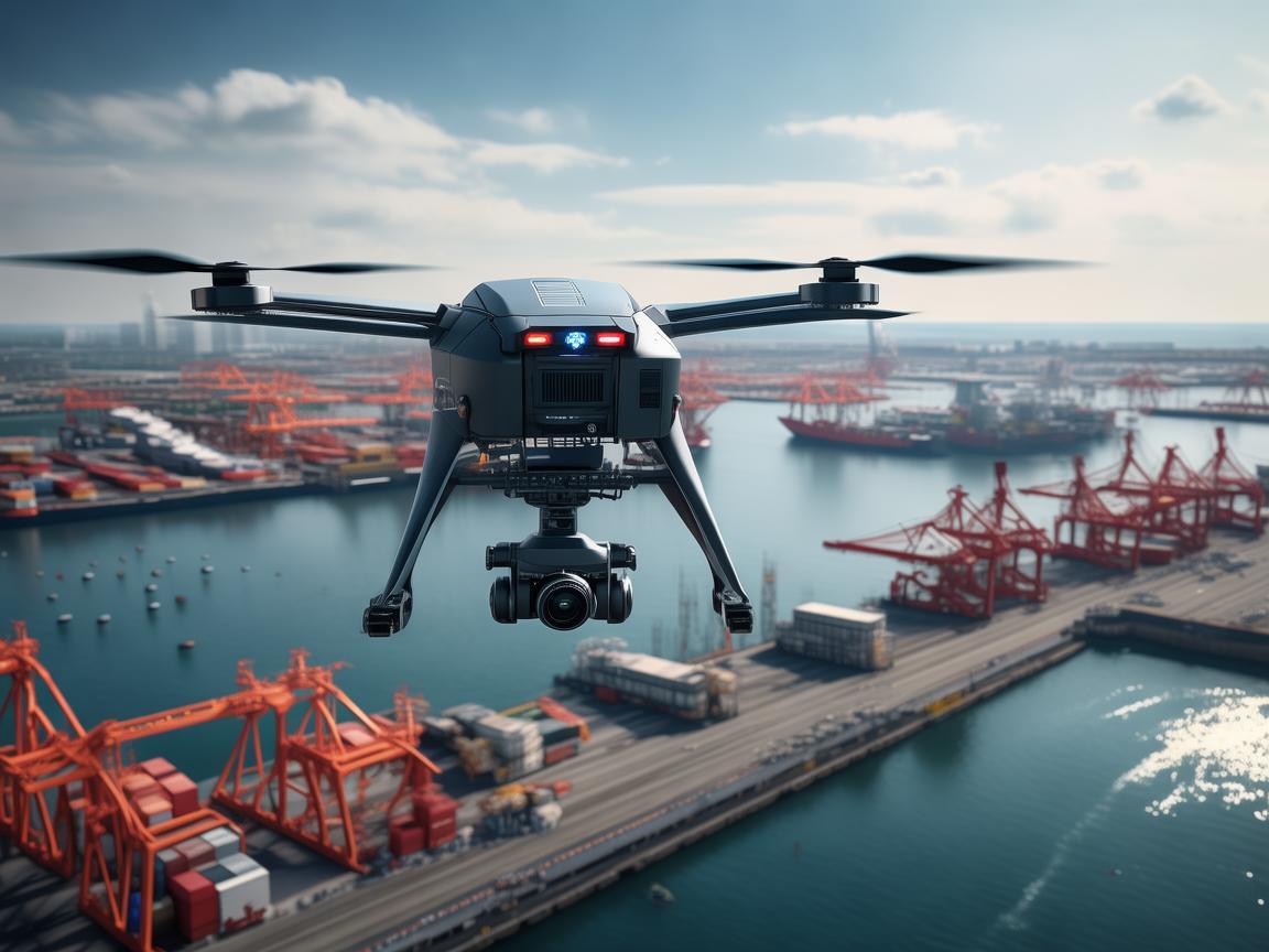 无人机助力港口数据处理智能化升级