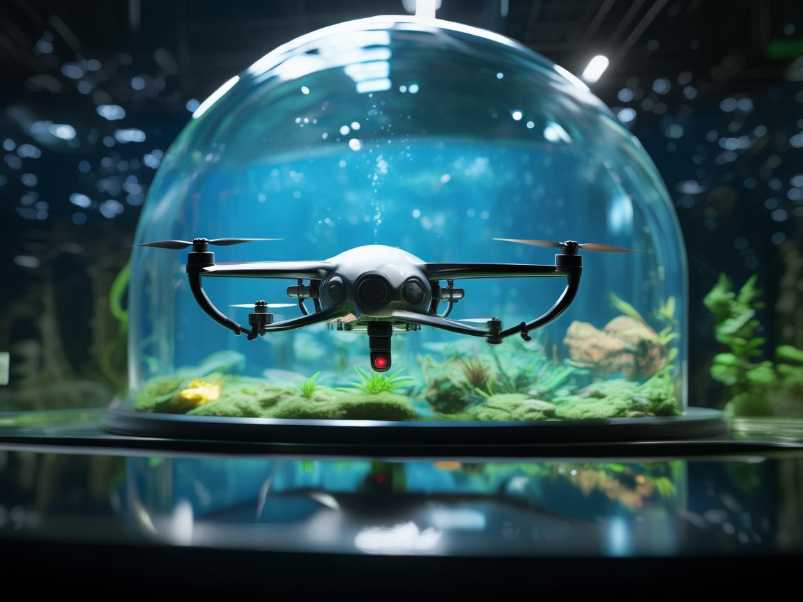 无人机助力水族馆数据处理