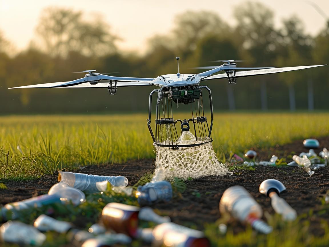 无人机助力材料回收与再利用