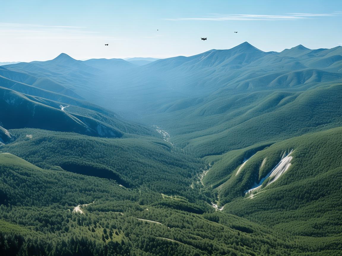 白山地区无人机数据处理，精准洞察与应用探索