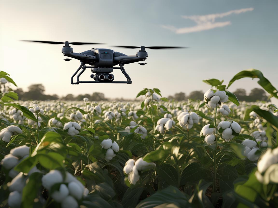 无人机助力棉麻数据精准处理