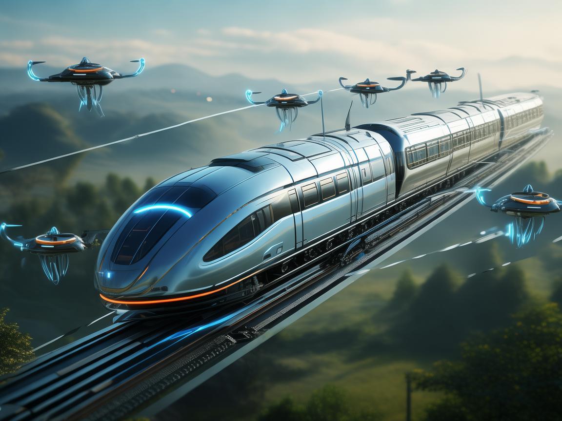 无人机助力磁悬浮列车组数据处理