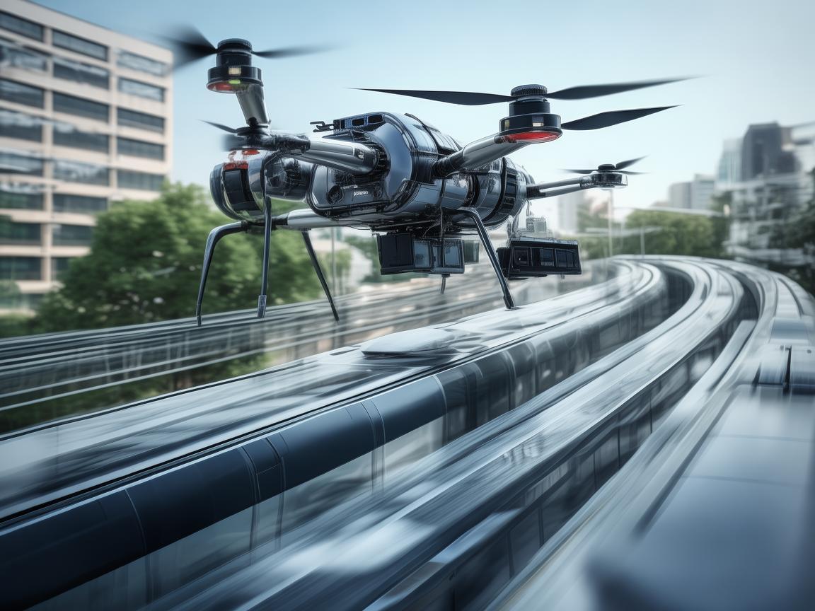 无人机助力有轨电车列车数据处理