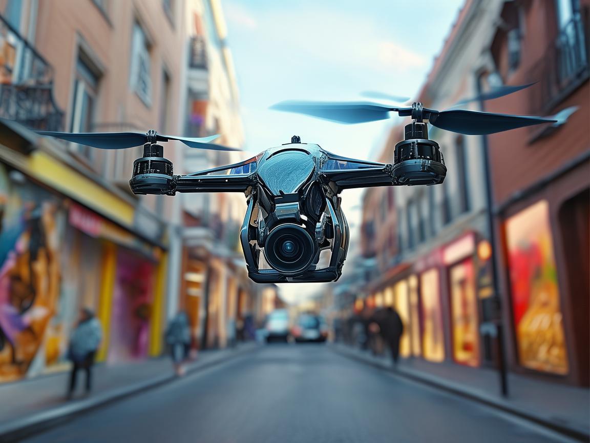 画廊街，无人机数据处理的独特舞台