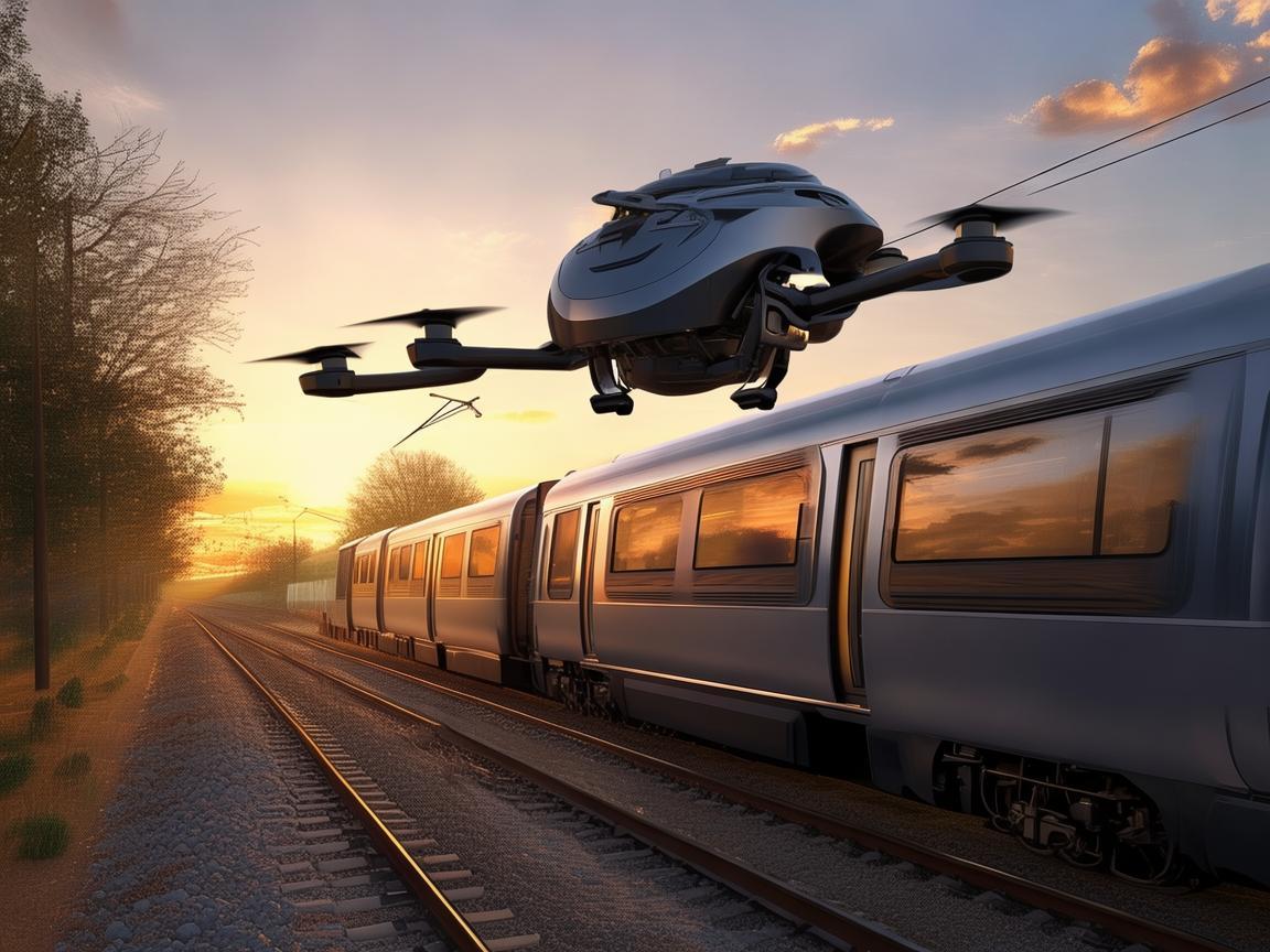 市郊列车与无人机数据处理的协同探索