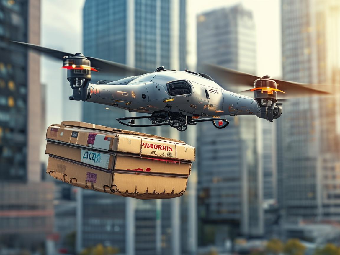 无人机助力披萨配送数据处理